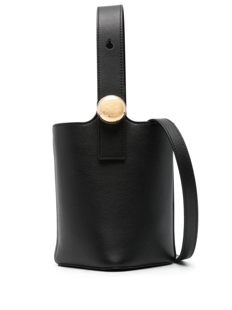 LOEWE mini Pebble bucket bag - Black Cover