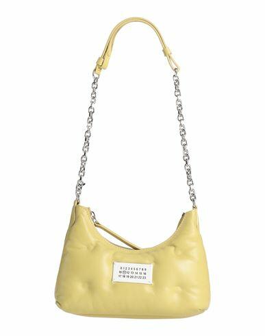 Maison Margiela Woman Shoulder bag Acid green Ovine leather Cover