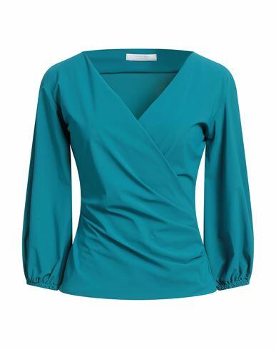 Chiara Boni La Petite Robe Woman T-shirt Azure Polyamide, Elastane Cover