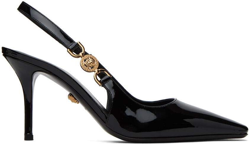 Versace Black Medusa '95 Mid Heels Cover