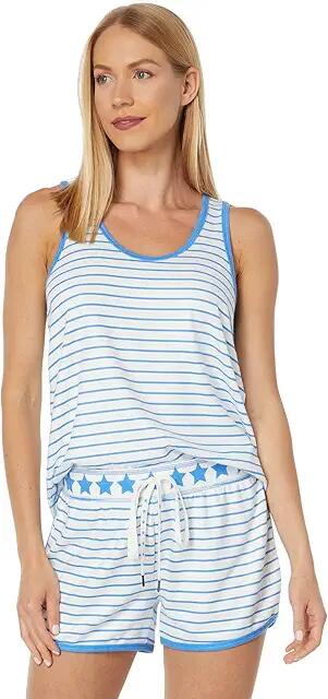 P.J. Salvage Blue Star Tank (Ivory) Women's Pajama Cover