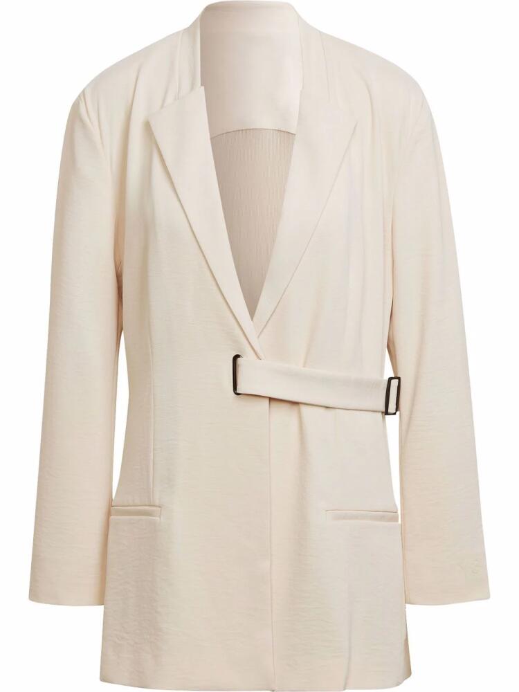 Y-3 oversized-belted blazer - Neutrals Cover