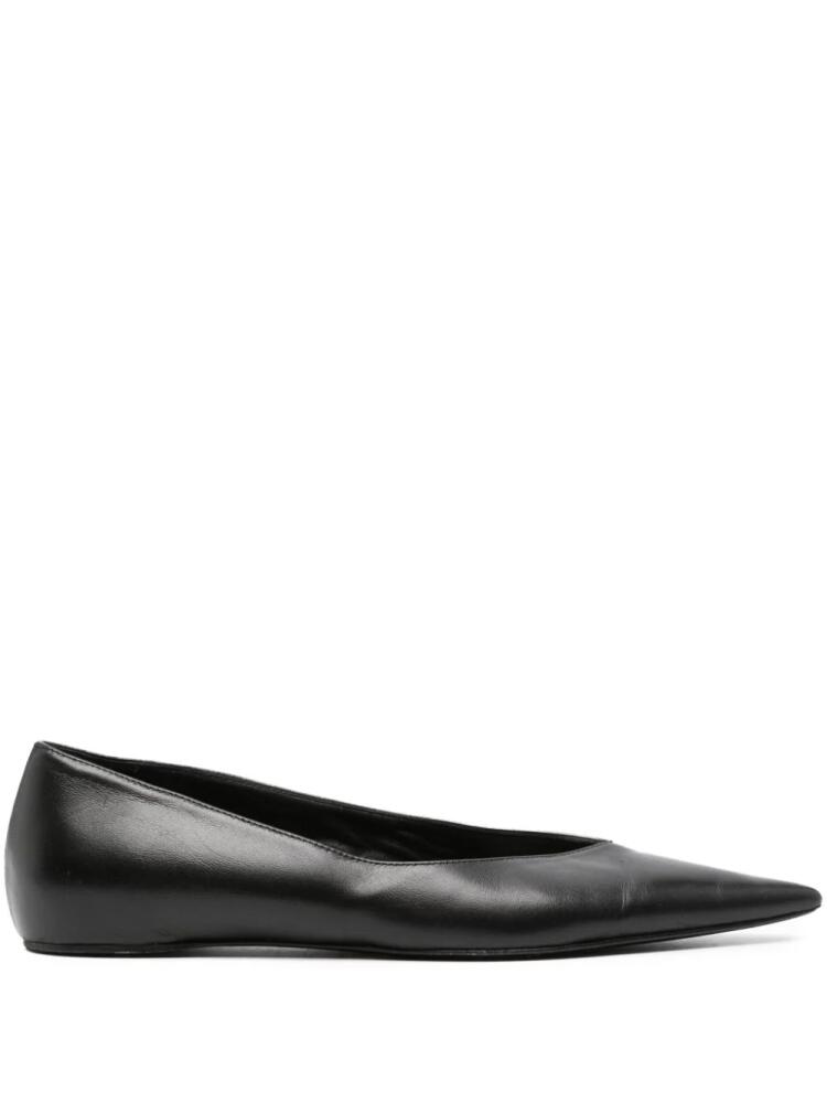 TOTEME The Asymmetric ballerina shoes - Black Cover