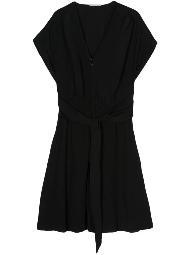 Patrizia Pepe self-tie mini dress - Black Cover