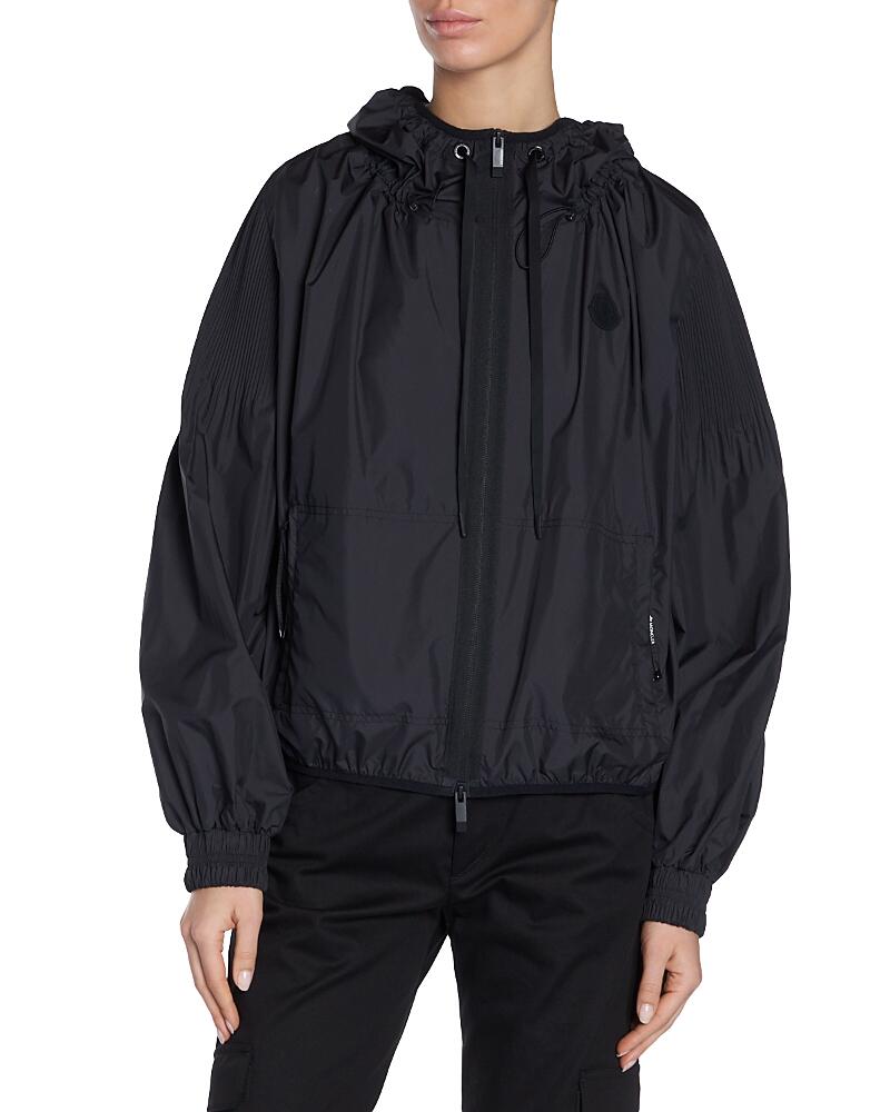 Moncler Auxonne Matte Nylon Hooded Windbreaker Cover