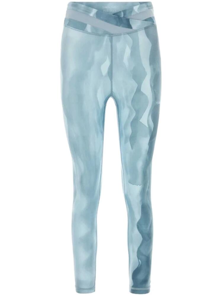 Sweaty Betty abstract-print leggings - Blue Cover