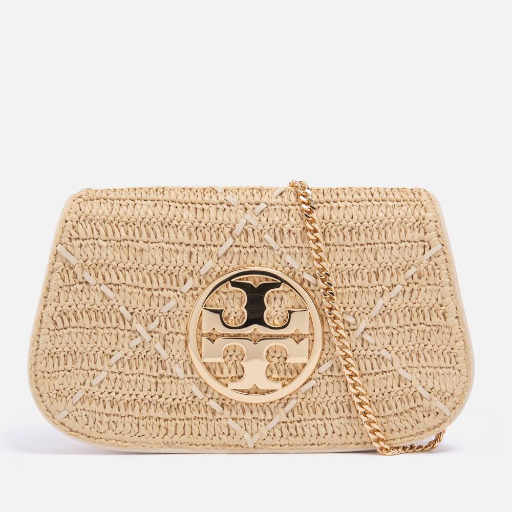 Tory Burch Reva Raffia Clutch Bag Cover