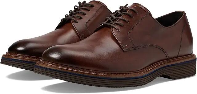 Johnston & Murphy Collection Jenson Plain Toe (Brown Italian Calfskin) Men's Lace-up Boots Cover