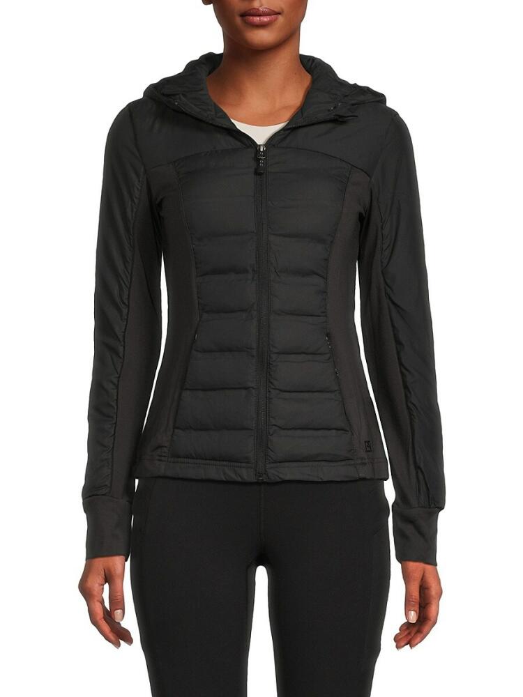 Avalanche Women's Dionne Hooded Puffer Jacket - Black Cover