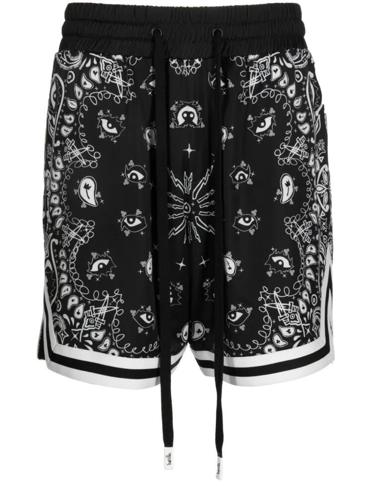 Haculla paisley-print basketball shorts - Black Cover