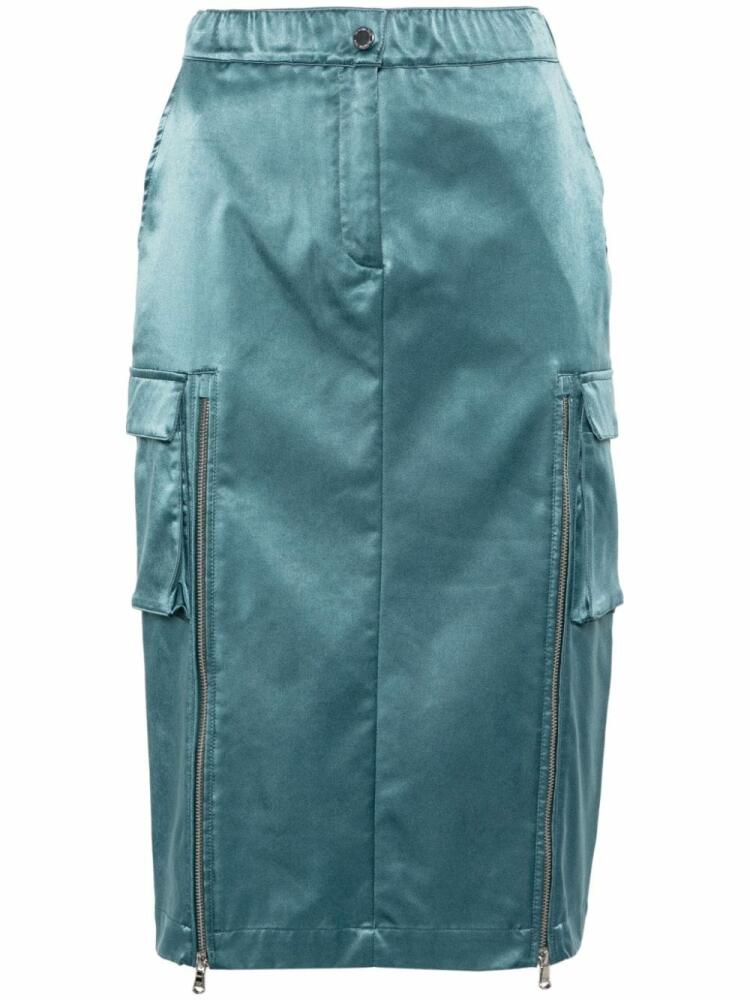 Patrizia Pepe midi cargo skirt - Blue Cover