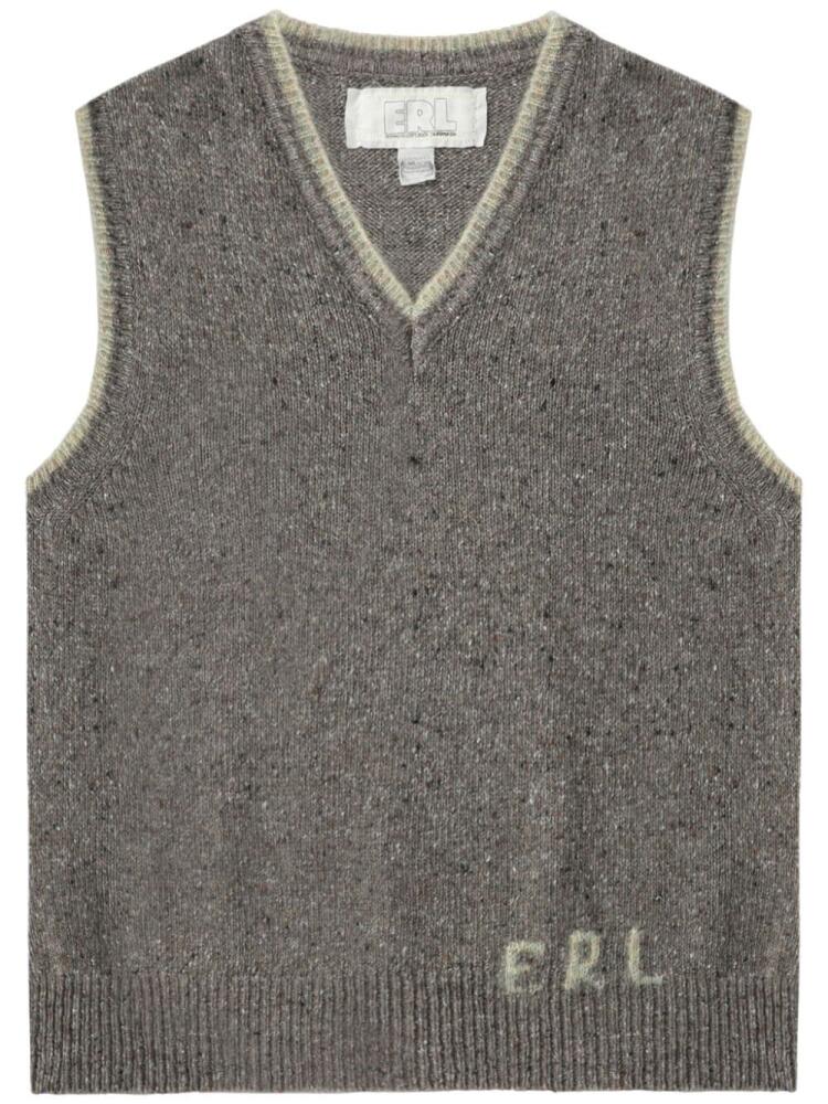 ERL knitted vest - Grey Cover