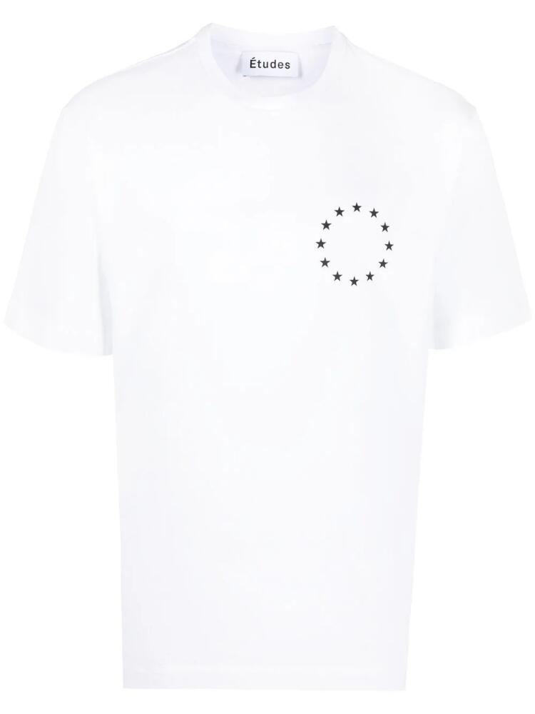 Etudes Wonder Europa-print T-shirt - White Cover