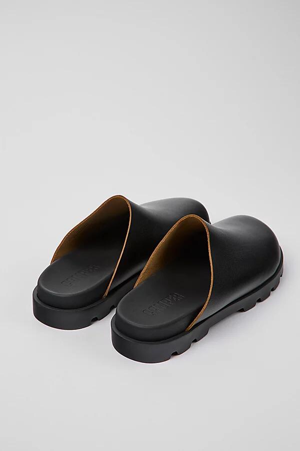 Camper Brutus Leather Clog in Black Cover