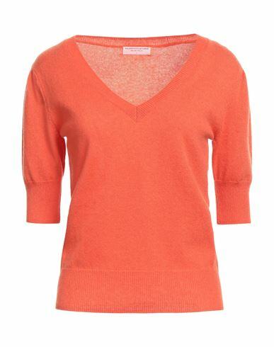 Majestic Filatures Woman Sweater Orange Cashmere Cover