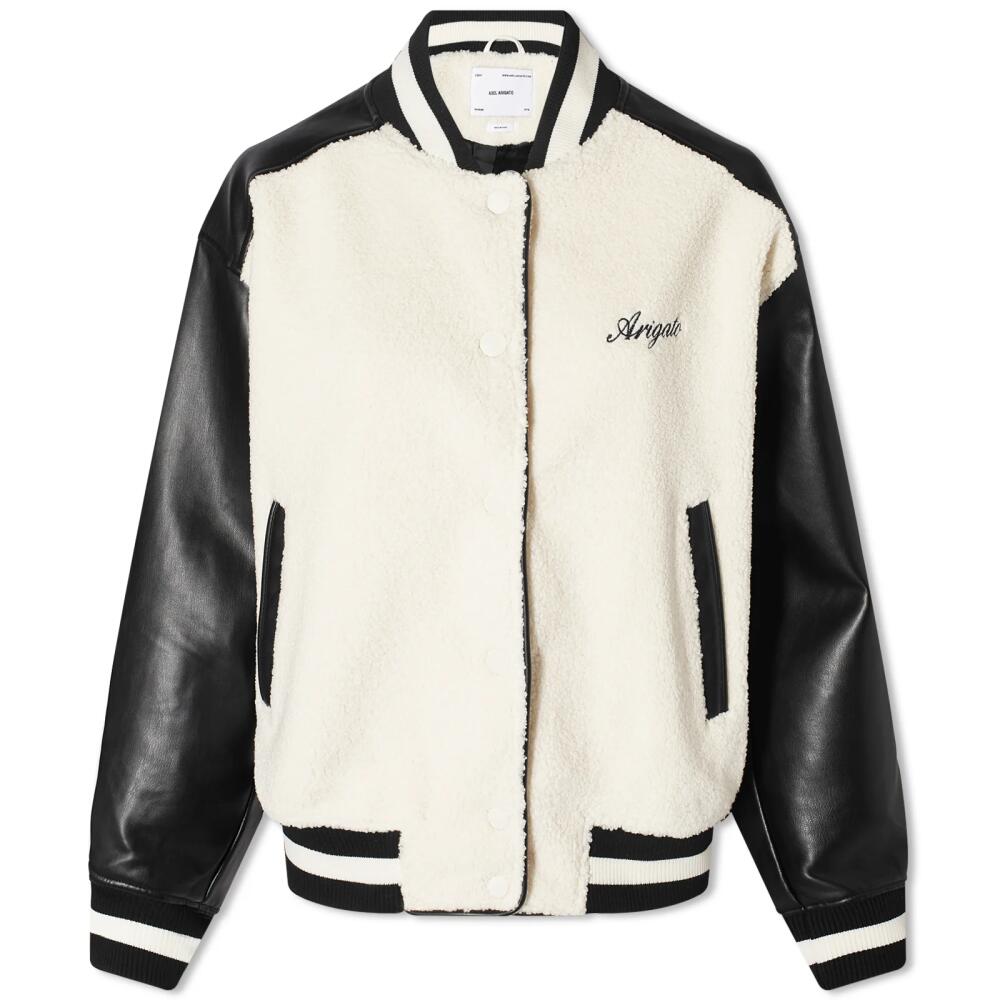 Axel Arigato Women's Saul Varsity Jacket in Ecru Cover