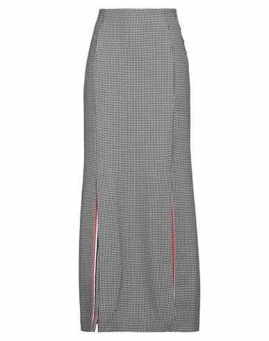 Thom Browne Woman Maxi skirt Black Wool Cover