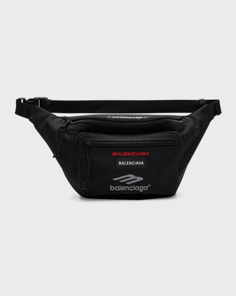 Balenciaga Men's Explorer Multilogo Belt Bag Cover