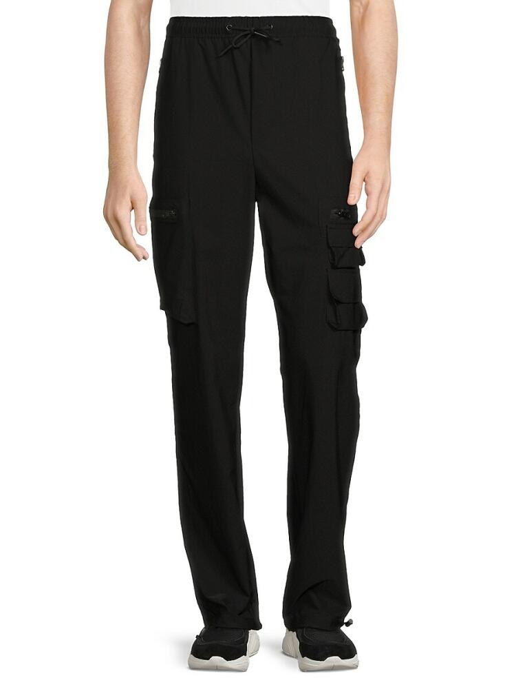 American Stitch Men's Street Cargo Pants - Black Cover