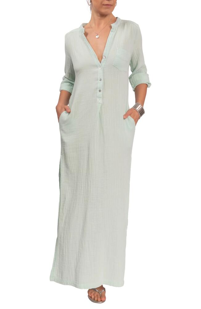 Everyday Ritual Tracey Cotton Caftan in Mint Cover