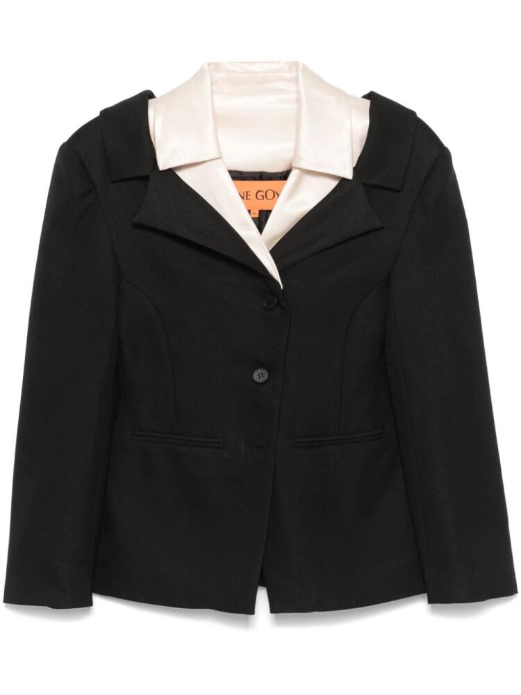 Stine Goya double-collar tailored jacket - Black Cover