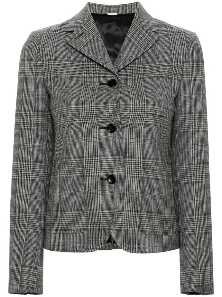 Gucci Prince Of Wales-check wool blazer - Black Cover