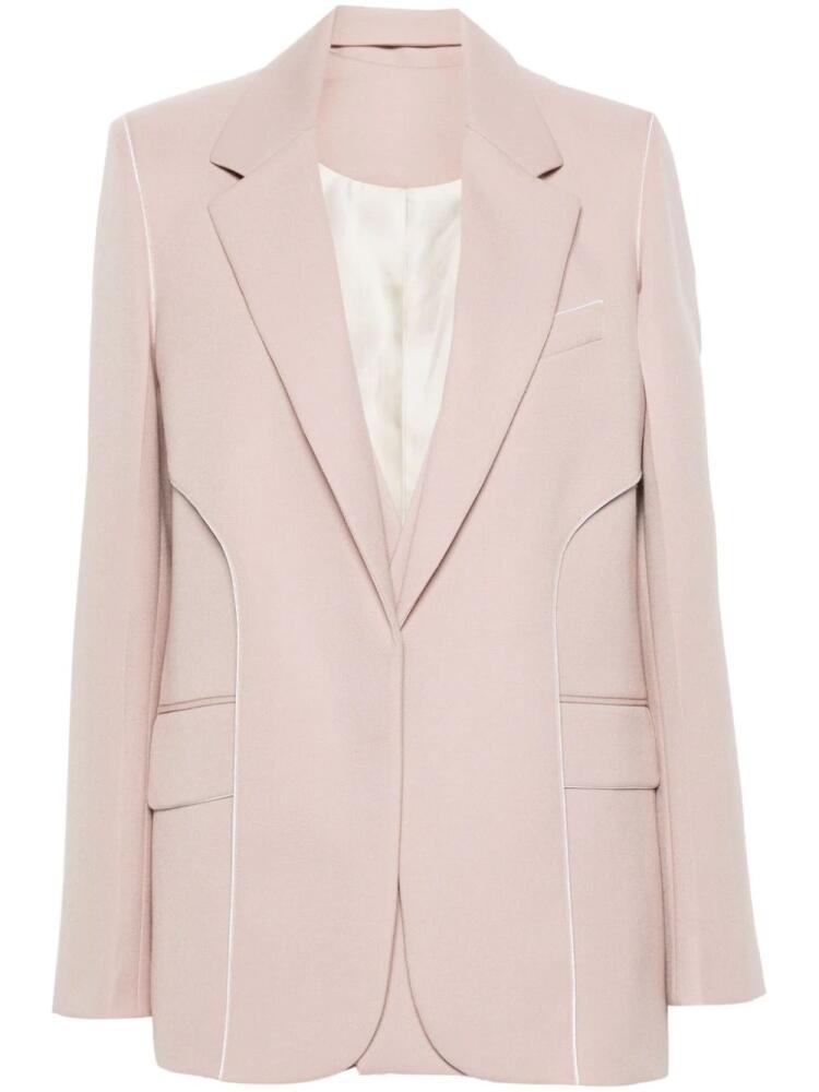 Victoria Beckham Double Panel single-breasted blazer - Pink Cover