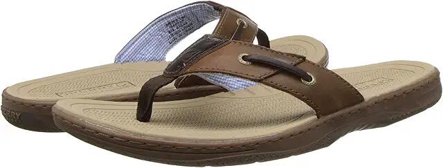 Sperry Baitfish Thong (Dark Brown) Men's Sandals Cover