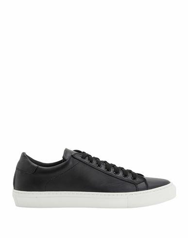 8 By Yoox Leather Low-top Sneakers Man Sneakers Black Calfskin Cover