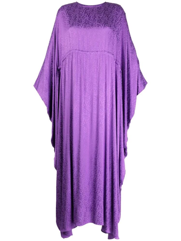 Bambah draped kaftan dress - Purple Cover