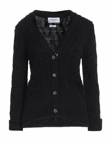 Thom Browne Woman Cardigan Midnight blue Merino Wool Cover