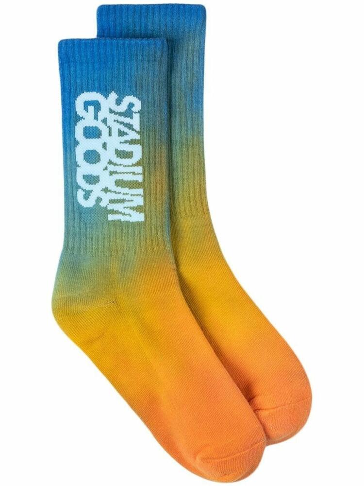 STADIUM GOODS® x Smalls Studio "Dusk Gradient" socks - Blue Cover