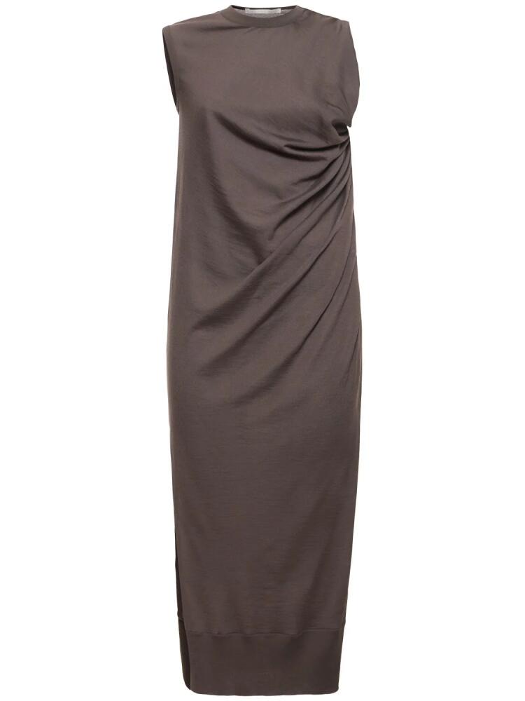 STELLA MCCARTNEY Draped Knit Long Dress Cover