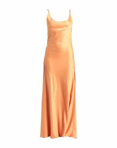 Actualee Woman Maxi dress Orange Polyester Cover