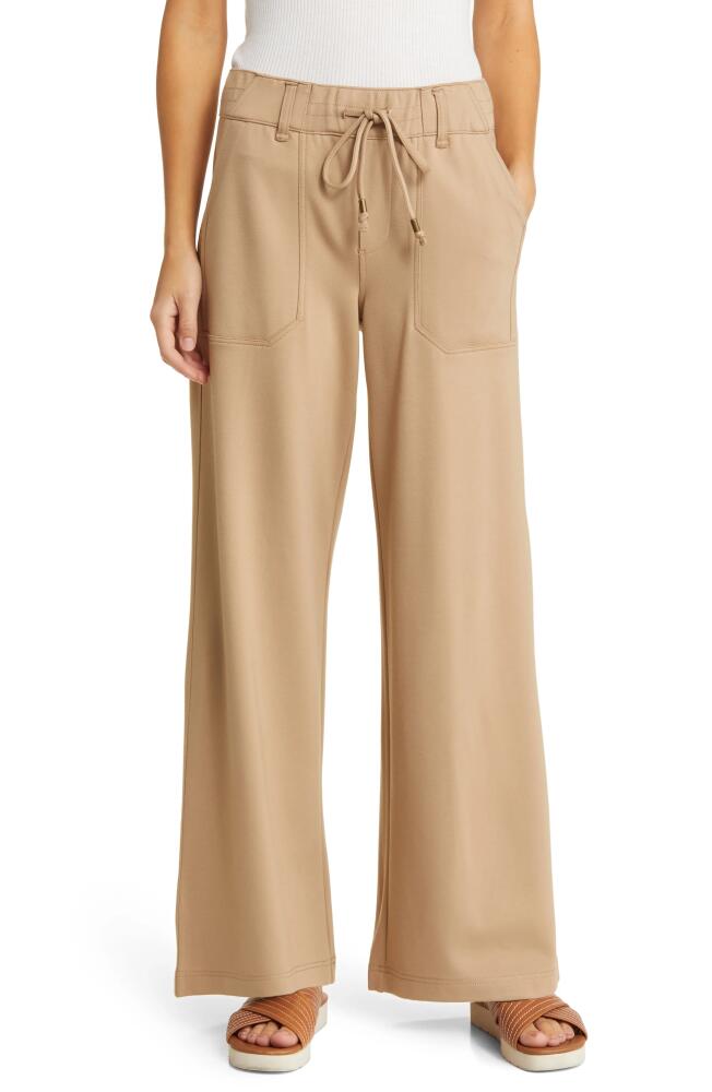 Wit & Wisdom 'Ab'Leisure Pull-On High Waist Wide Leg Pants in Tavertine Cover