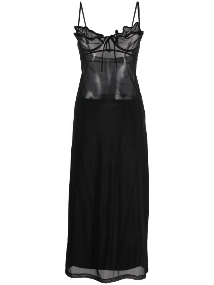 Y/Project Wire mesh slip dress - Black Cover