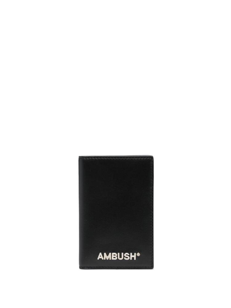 AMBUSH logo-plaque leather wallet - Black Cover