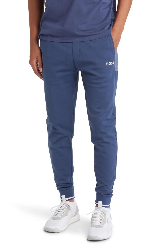 BOSS Tracksuit Lounge Joggers in Open Blue Cover