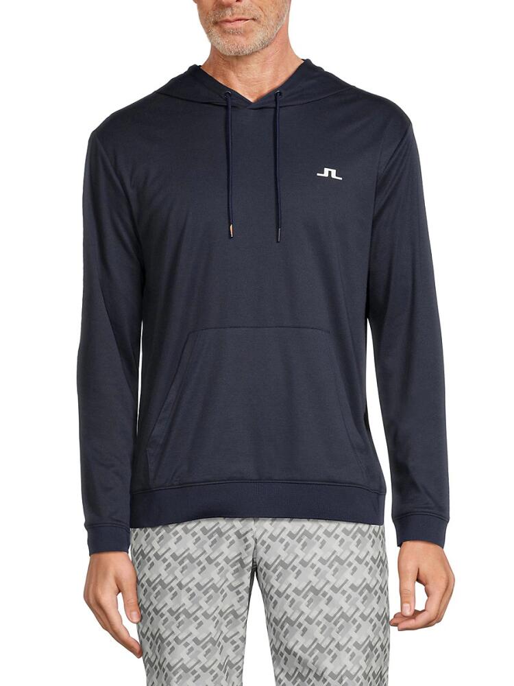 J. Lindeberg Men's Roland Logo Hoodie - Navy Cover