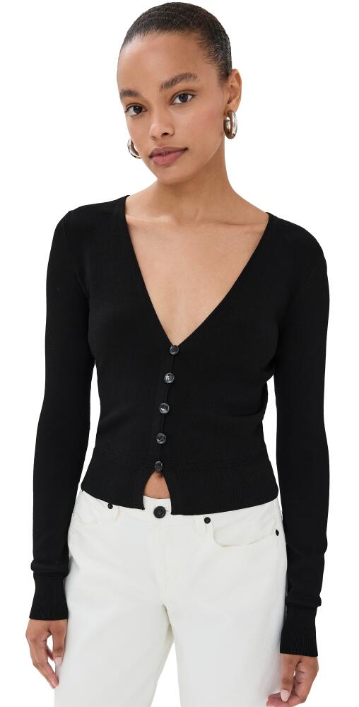 Proenza Schouler Addie Cardigan Black Cover