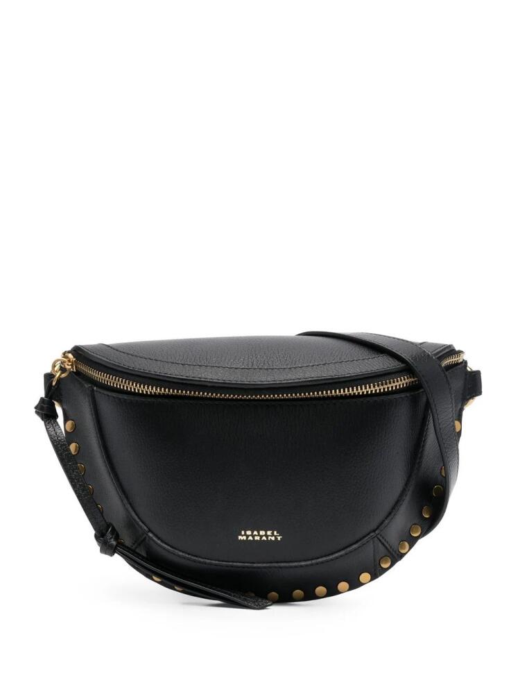 ISABEL MARANT Skano grained-leather shoulder bag - Black Cover