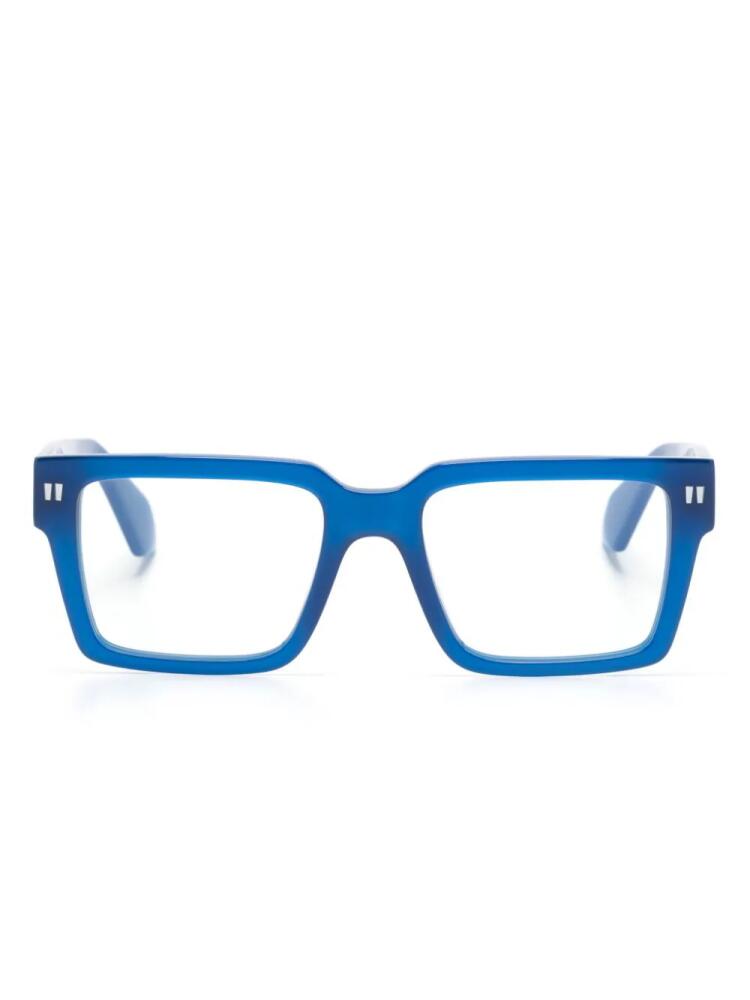 Off-White Eyewear square-frame glasses - Blue Cover