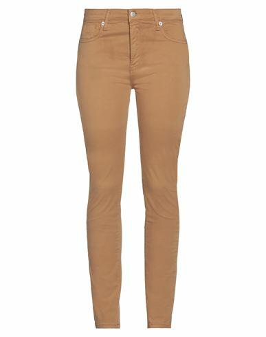 Haveone Woman Pants Brown Cotton, Elastane Cover