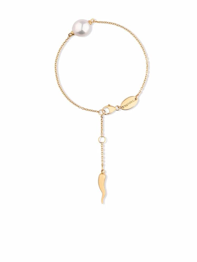 AUTORE MODA Rosie pearl bracelet - Gold Cover