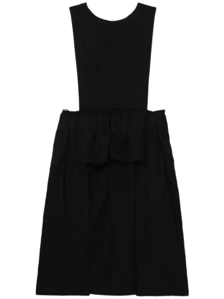 Black Comme Des Garçons cut-out midi dress Cover