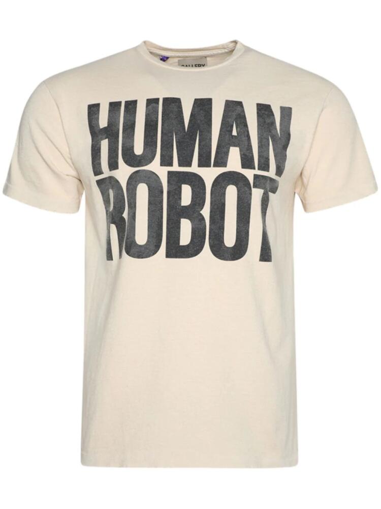 GALLERY DEPT. Human Robot cotton T-shirt - Neutrals Cover