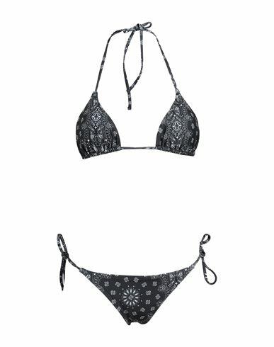 Smmr Woman Bikini Black Polyamide, Elastane Cover