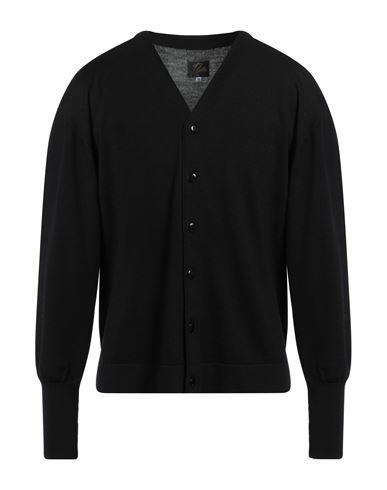 Needles Man Cardigan Black Wool Cover