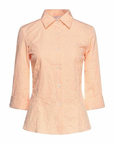 Emisphere Woman Shirt Orange Cotton Cover