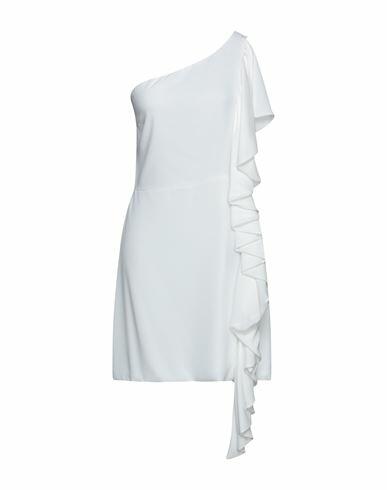 Marc Ellis Woman Mini dress White Polyester Cover